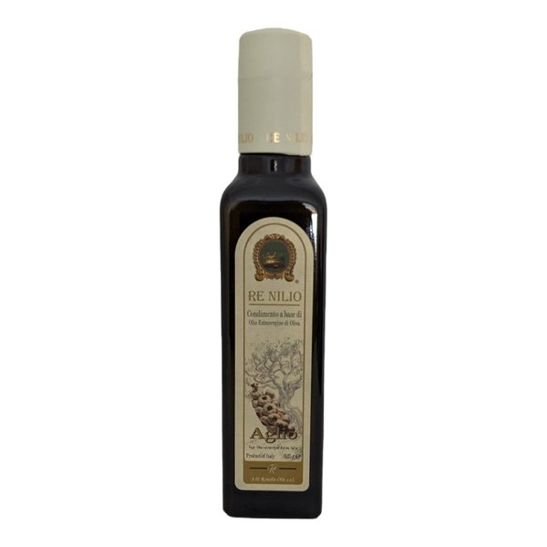 250ml original italienisches Premium Olivenöl al Aglio (Knoblauch) Extra Vergine