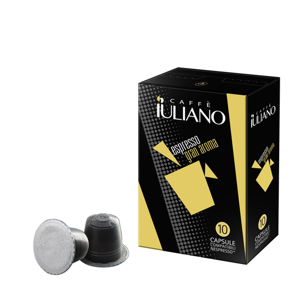 10 Iuliano Espresso Kapseln Gran Aroma